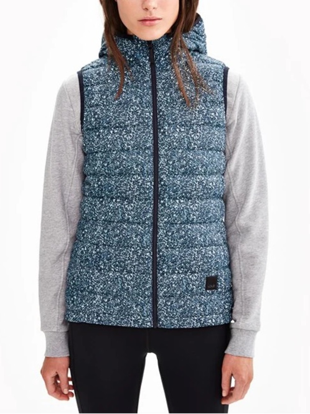 Lole Quilted Duck Down Vest Size Medium